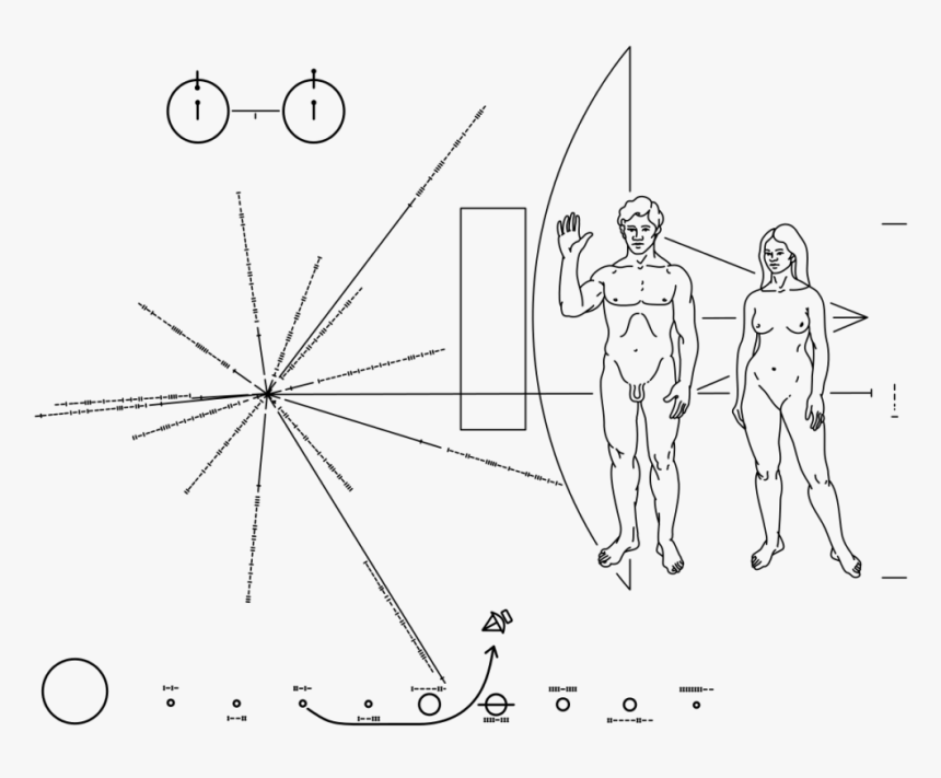 Pioneer Plaque Svg, HD Png Download