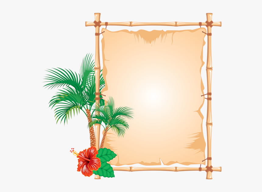 Clip Art Frame Moana - Border Design For Project, HD Png Download