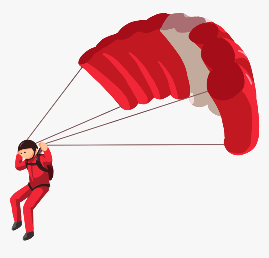 Parachute Transparent Image - Parachute Png, Png Download