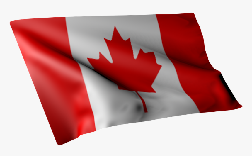 Kanada, Bendera, Merah, Putih, Gelombang, Amerika Utara - Flag Of Canada, HD Png Download