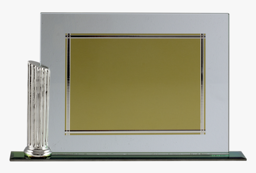 Placa De Homenaje Detalle Columna Placa Dorada - Placa Homenagem Dourada, HD Png Download