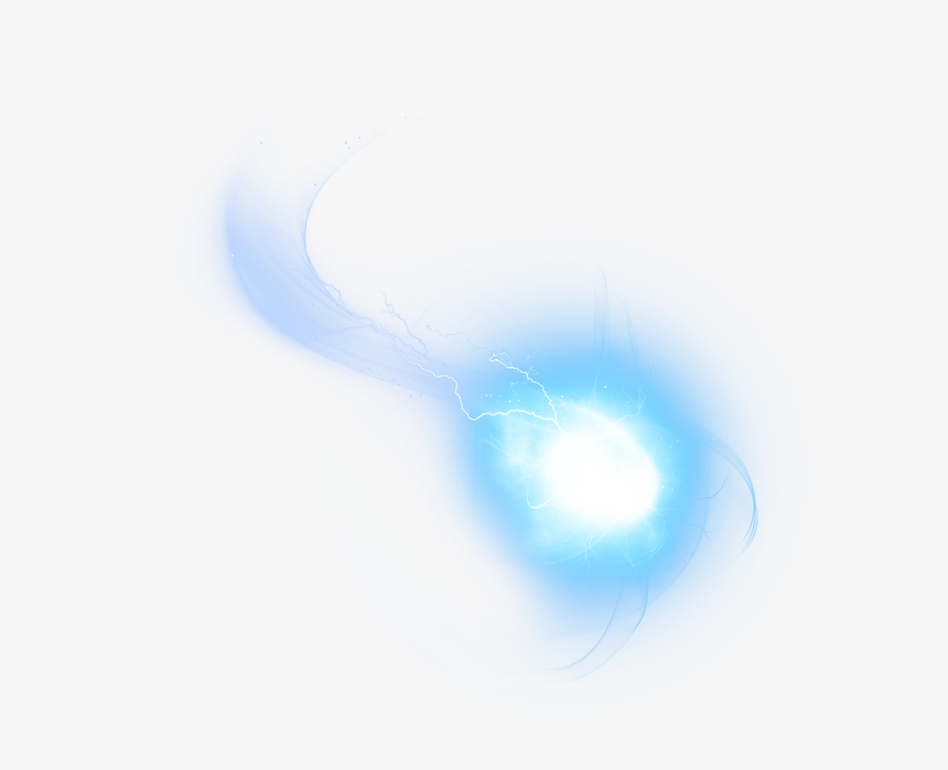 Blue Ball Light Energy Halo Icon Clipart - Blue Ball Of Light Png, Transparent Png