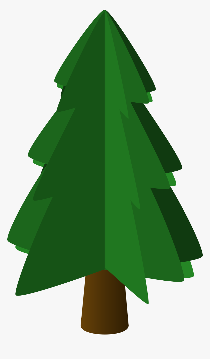 Christmas Tree Clip Art Christmas Computer Icons 3d - Pine Tree Clip Art, HD Png Download