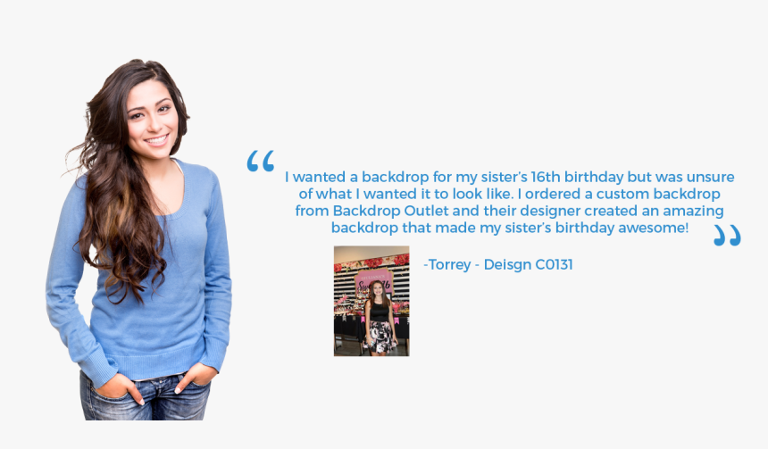 Backdrop Outlet - Girl, HD Png Download