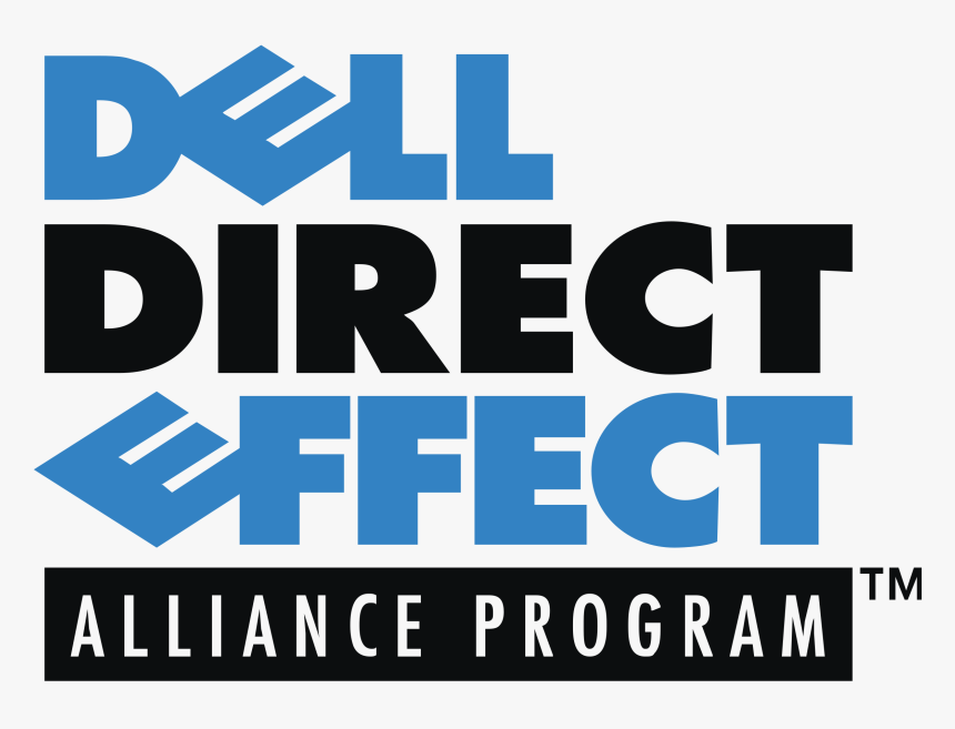 Dell Direct Effect Logo Png Transparent - Dell Direct Effect, Png Download