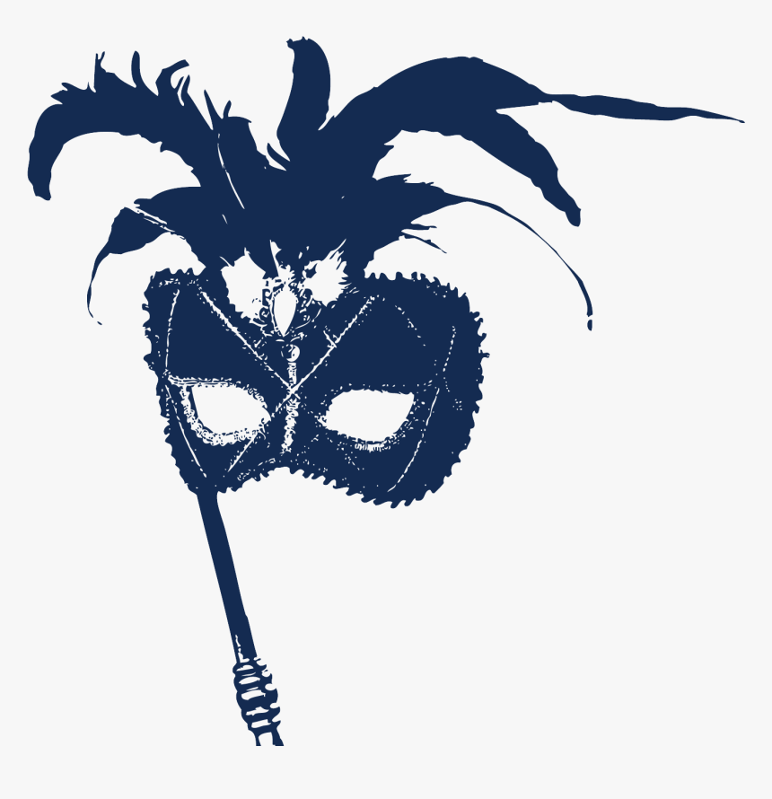 Transparent Masquerade Mask Png - Blue Masquerade Mask Png, Png Download