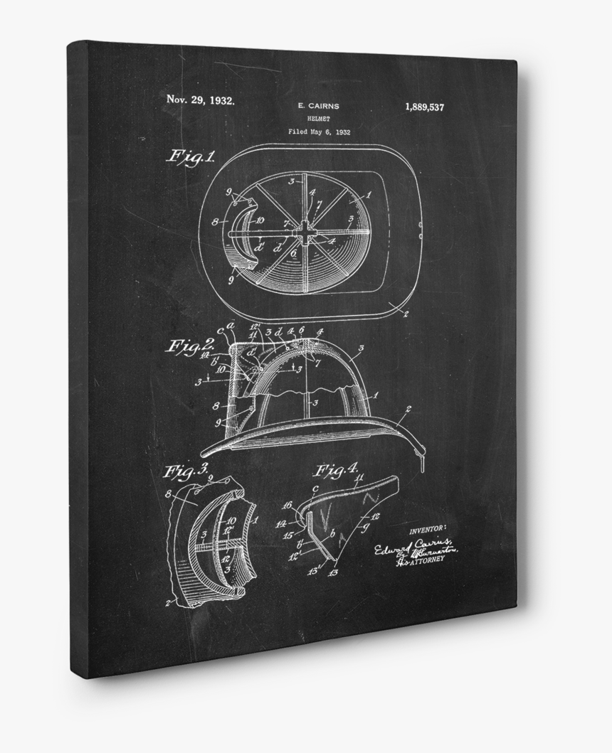 Firefighter And Police - Firefighter Patent Poster, HD Png Download