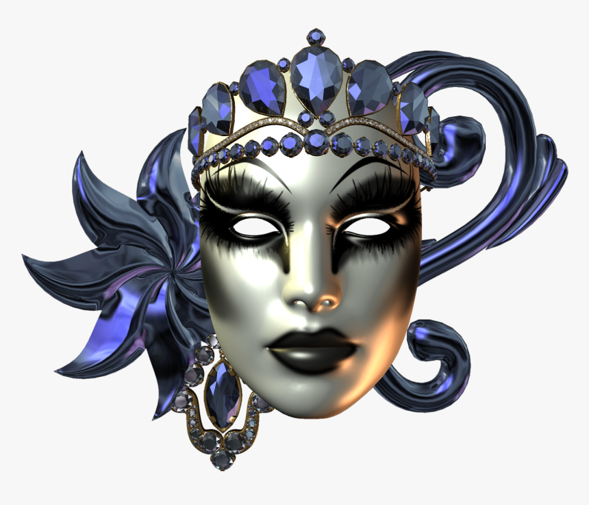 Carnival Mask - Clipart Masquerade Masks Transparent Backgrounds, HD Png Download