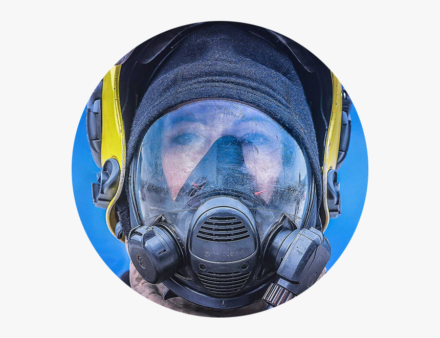 Transparent Fire Helmet Png - Gas Mask, Png Download