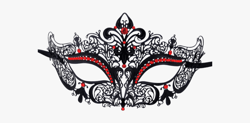 Burlesque-boutique Women S Laser Cut Metal Venetian - Masquerade Mask Transparent Background, HD Png Download