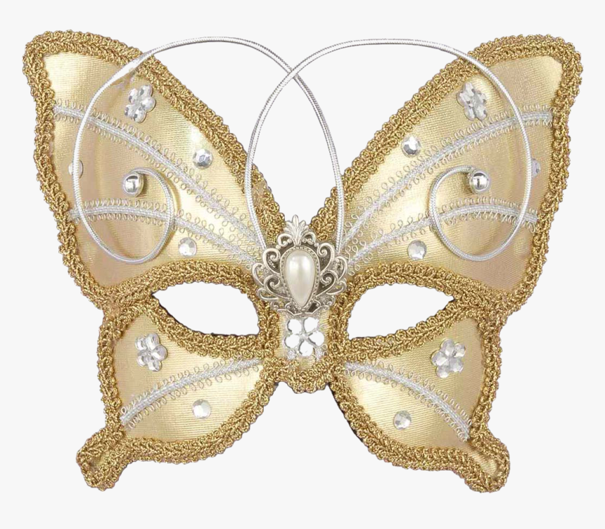 Jewelled Butterfly Png - Venetian Masquerade Masks, Transparent Png