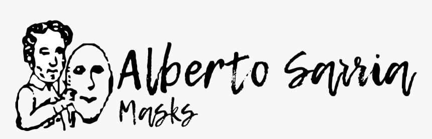 Alberto Sarria Masks - Calligraphy, HD Png Download