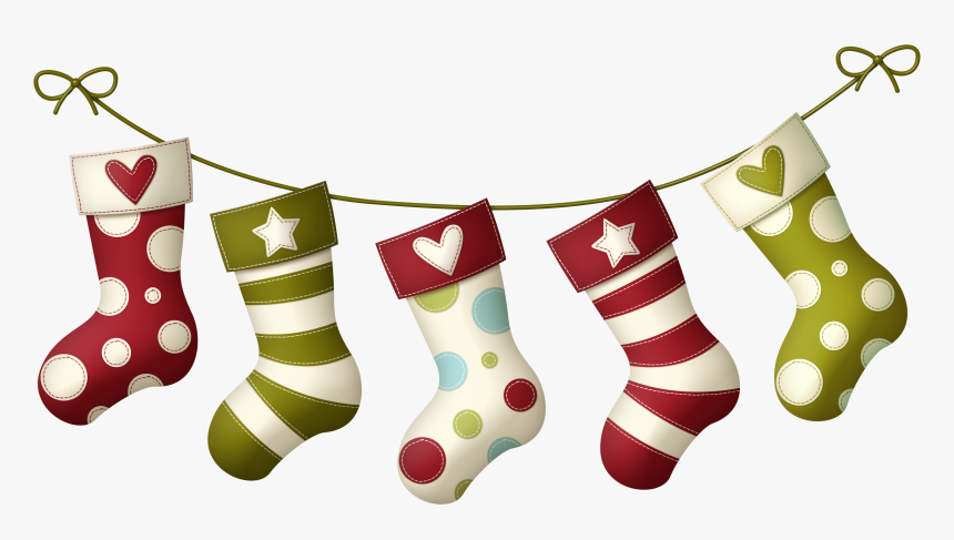 Christmas Stocking Sock - Transparent Background Christmas Stockings Png, Png Download