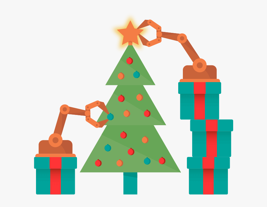 Transparent Arbol De Navidad Png - Mecatronica Y Navidad, Png Download