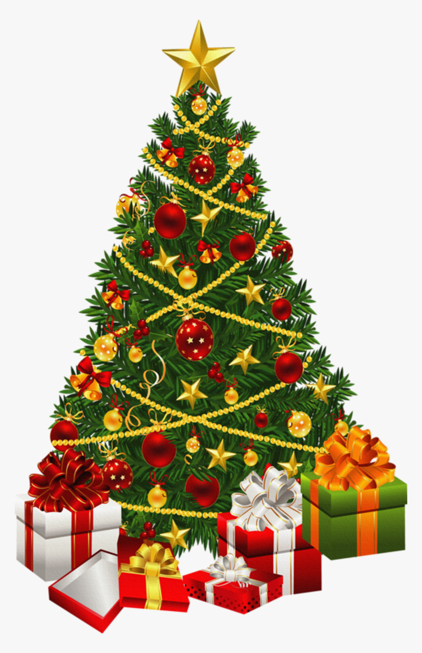 Clipart Transparent Christmas Tree, HD Png Download