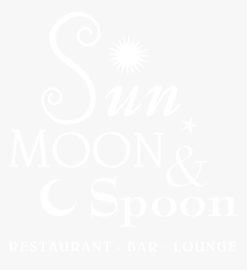 Sun, Moon & Spoon Logo Black And White - Johns Hopkins White Logo, HD Png Download