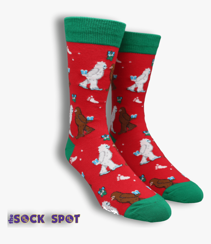 Mythical Kissmas Christmas Socks By Socksmith - Sock, HD Png Download