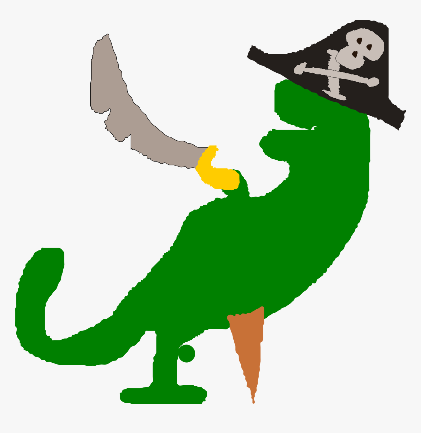 Pirates Clipart Dinosaur - Pirate Dinosaur Clipart, HD Png Download