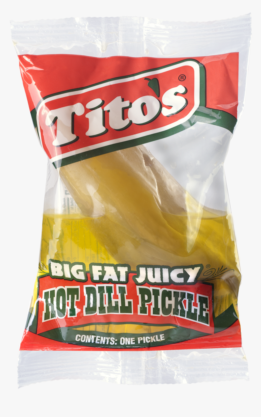 Hot Dill Clear Package No Bkgd Copy - Texas Pickle, HD Png Download