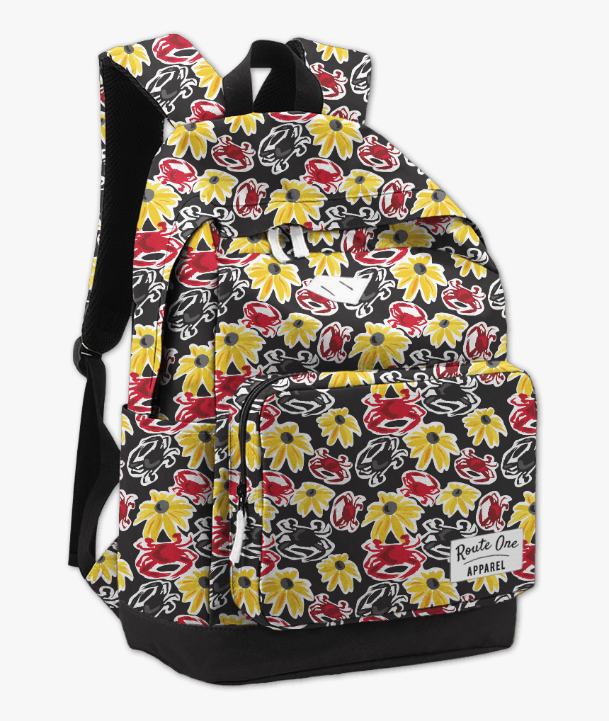Black Pennington Crab & Black Eyed Susan / Book Bag - Day Dress, HD Png Download