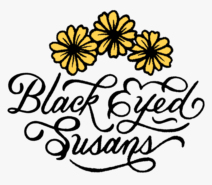 Black Eyed Susans - Calligraphy, HD Png Download