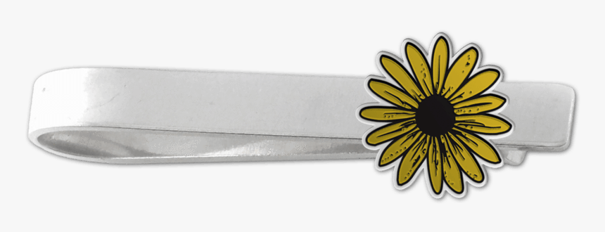 Enamel Black Eyed Susan / Tie Clip - Gerbera, HD Png Download