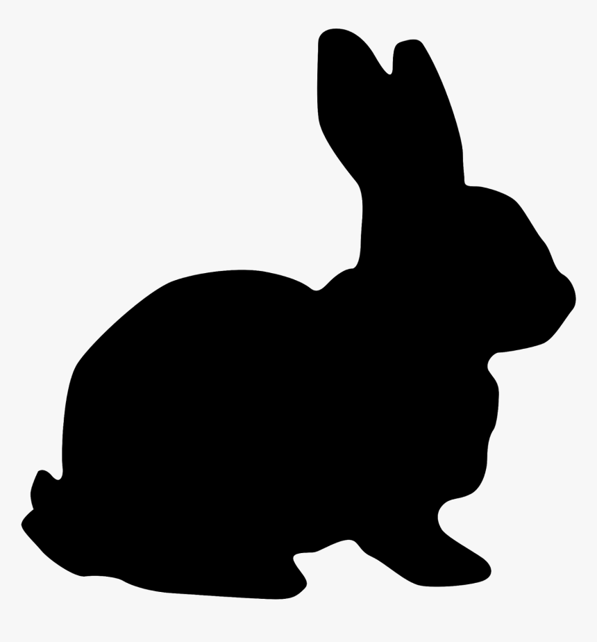 Rabbit Silhouette Png, Transparent Png
