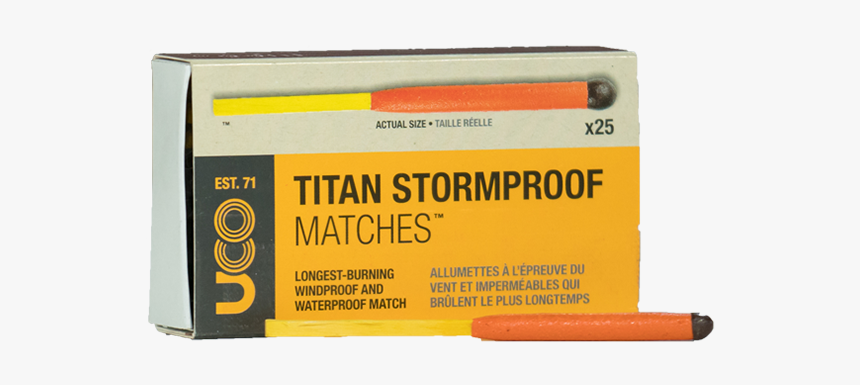 Stormproof-matches - Paper Product, HD Png Download
