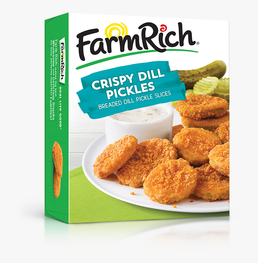 Crispy Dill Pickles - Farm Rich Mozzarella Sticks, HD Png Download