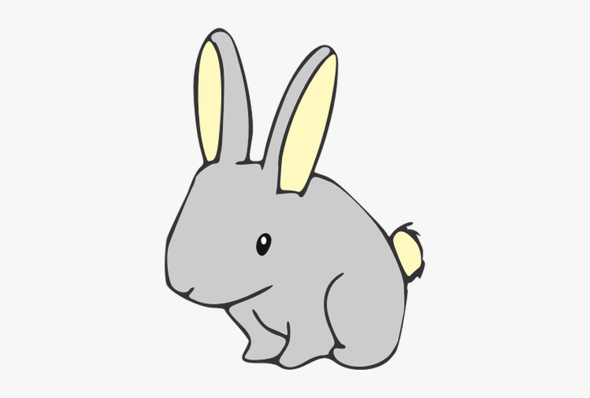 Easter Rabbit Vector Image - Clip Art, HD Png Download