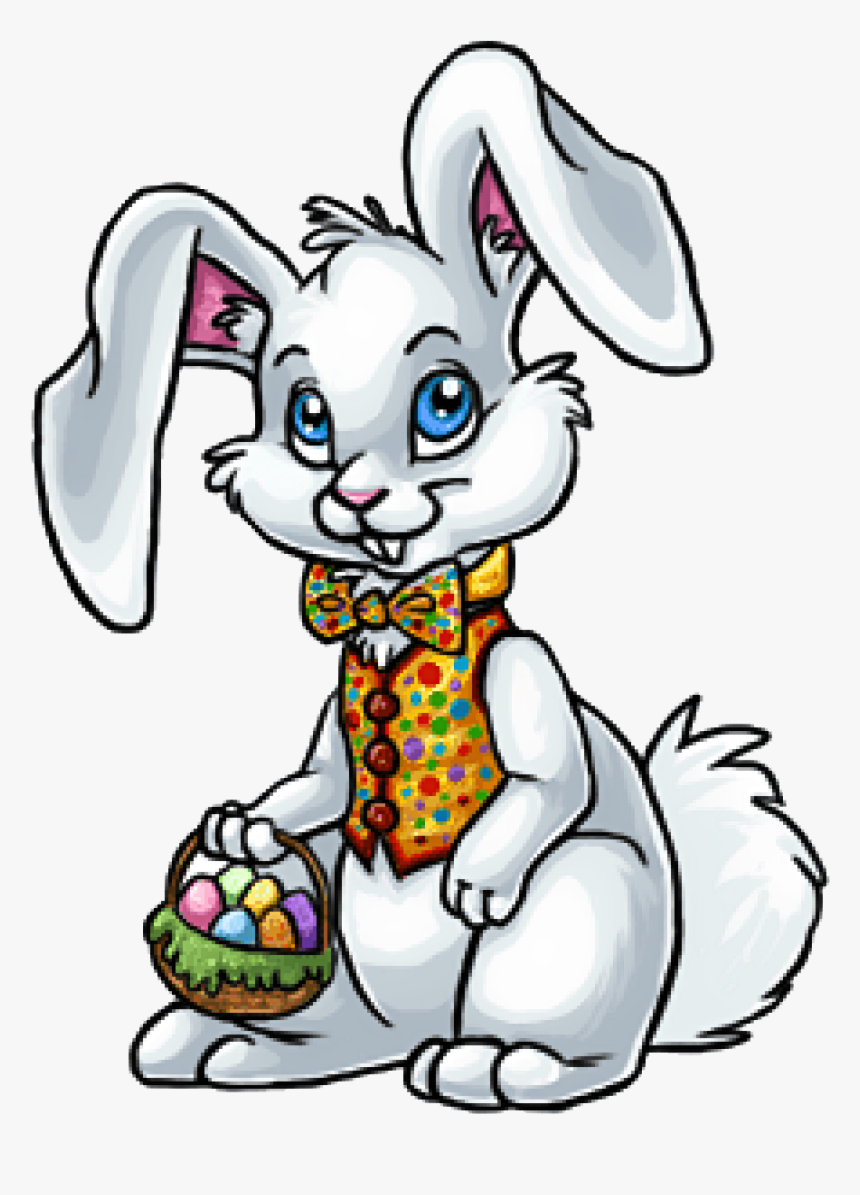 Easter Bunny Images For Easter Rabbit Vector Holidays - Cartoon Easter Bunny Drawing, HD Png Download