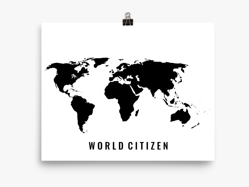 World Map Highlight Mongolia, HD Png Download