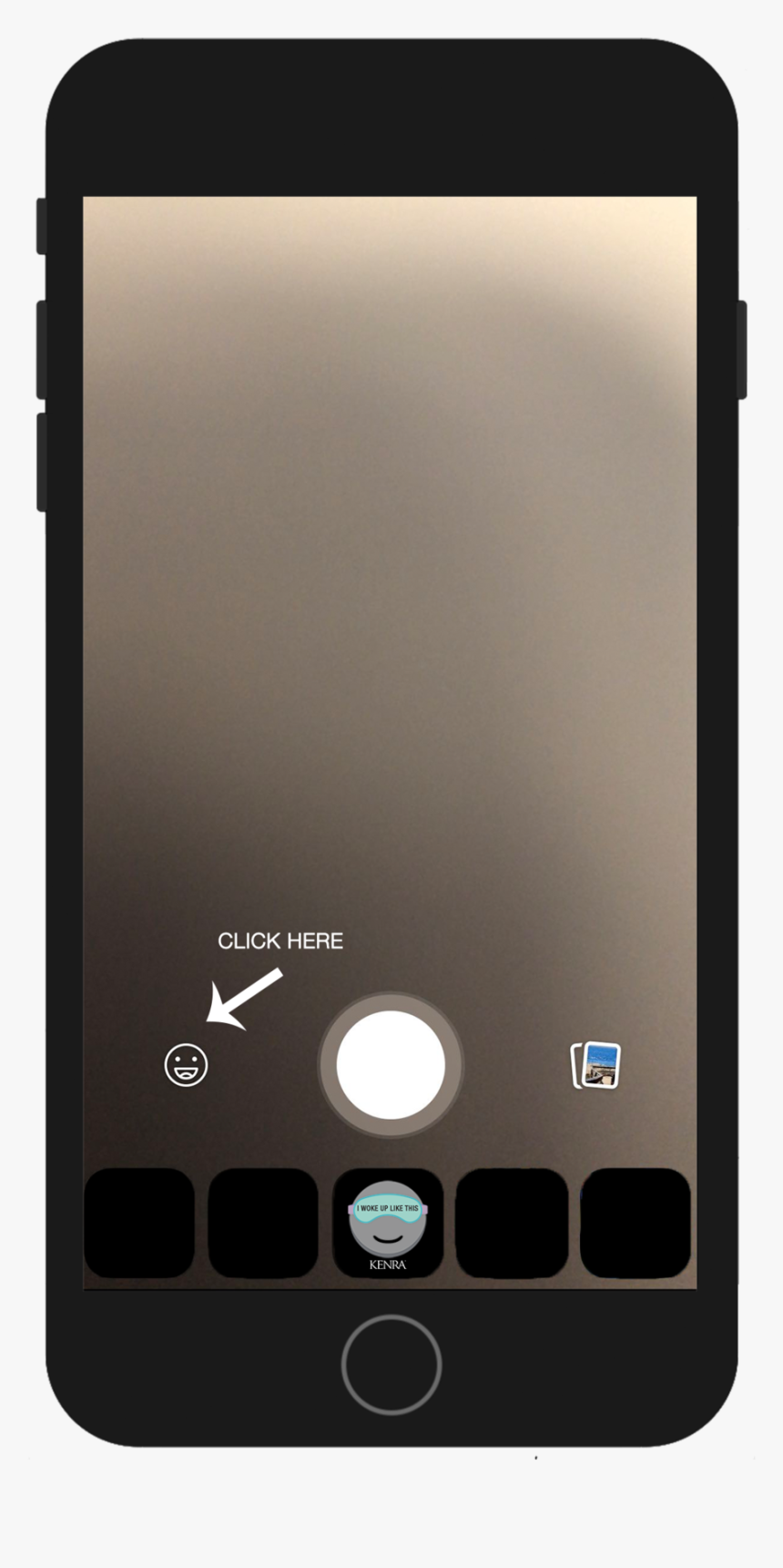 Fbfilter Phone Template3 - Smartphone, HD Png Download