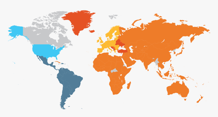 Vintage Map Of The World - Countries With Less Wealth Than Jeff Bezos, HD Png Download