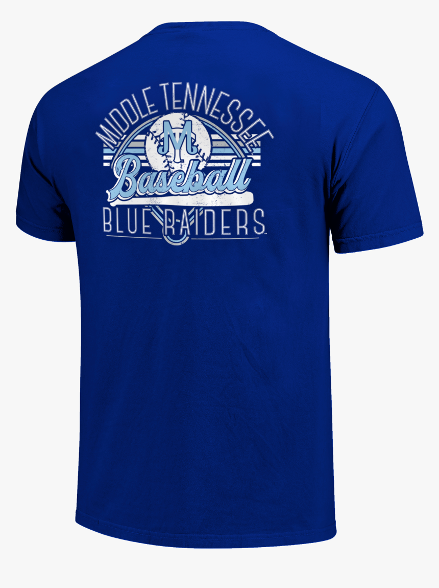 Middle Tennessee Baseball Field Stripes Tshirt - Active Shirt, HD Png Download