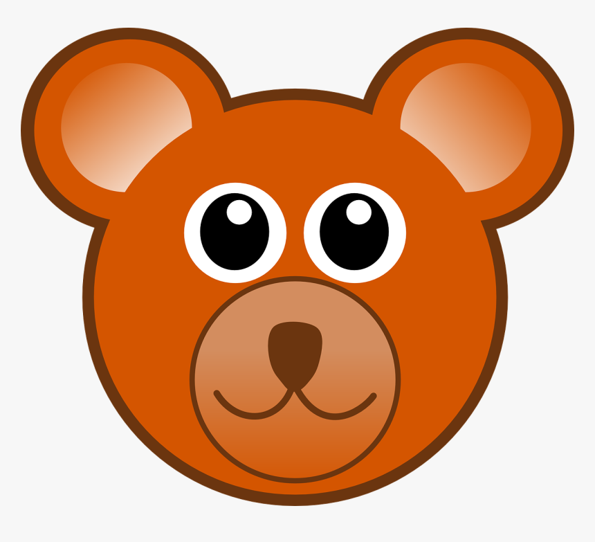 Bear Face Clip Art, HD Png Download