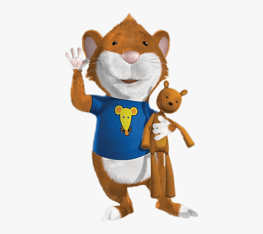 Tip The Mouse Waving And Holding Teddy - Tip The Mouse Png, Transparent Png