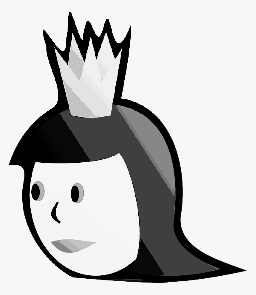 Transparent Princess Crown Png - Simple Picture Of Queen, Png Download