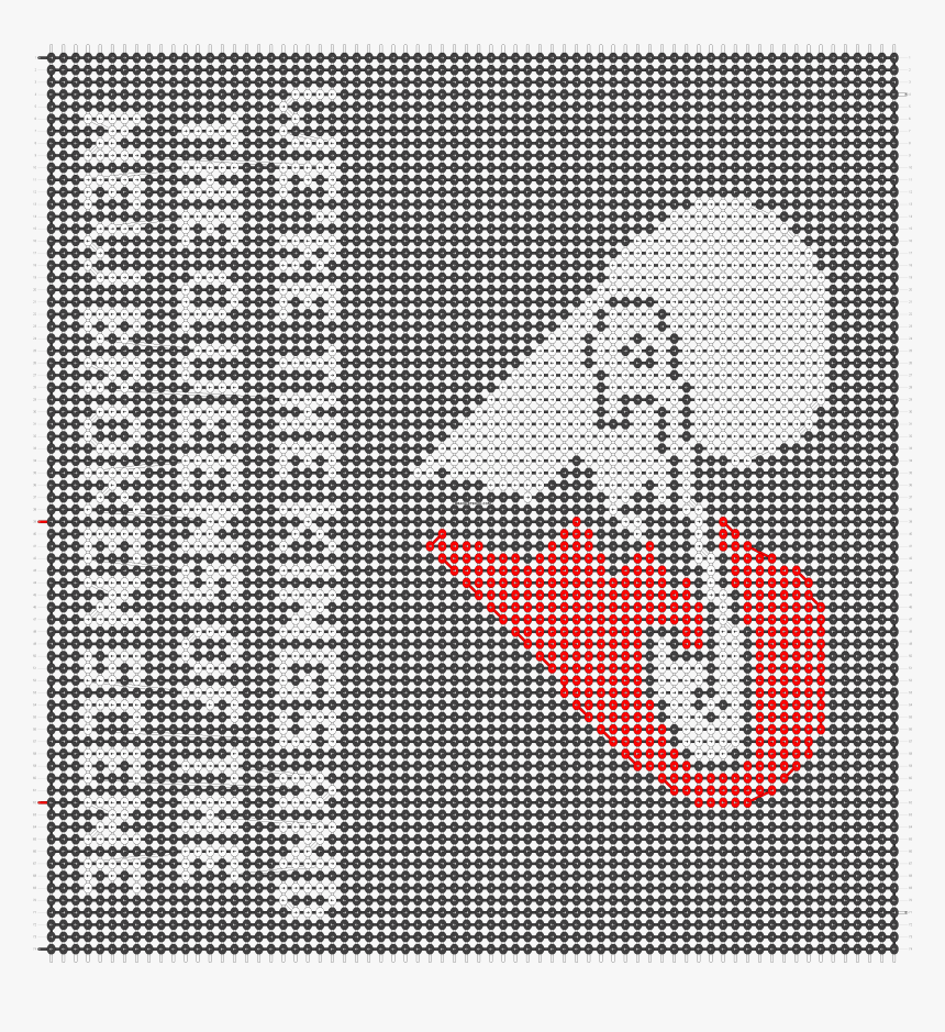 Alpha Pattern - Cross-stitch, HD Png Download