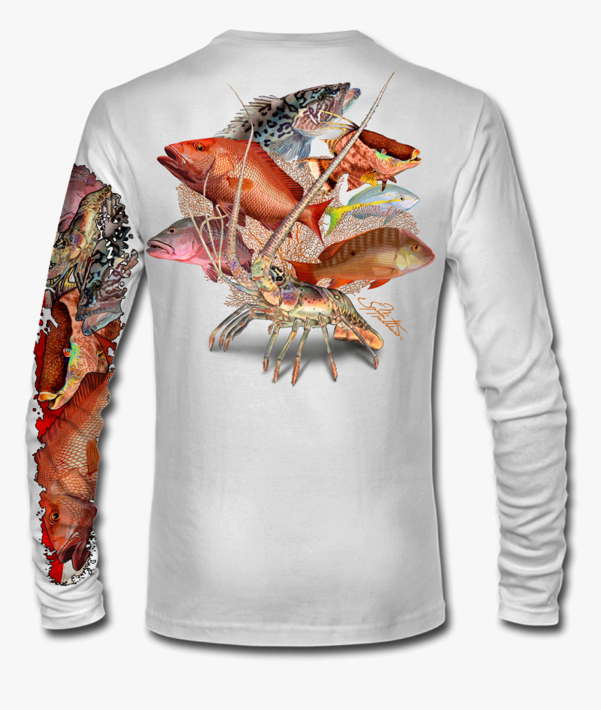 Reef Slam White Back Shirt Jason Mathias - Inshore Slam Shirt, HD Png Download
