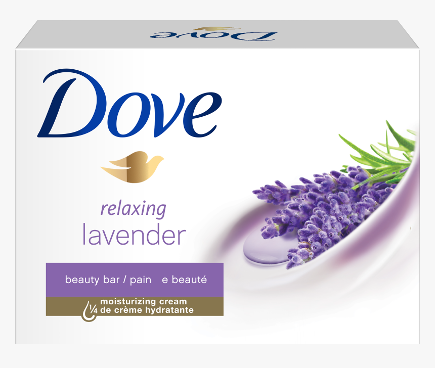 Dove Relaxing Lavender Bar Soap, HD Png Download