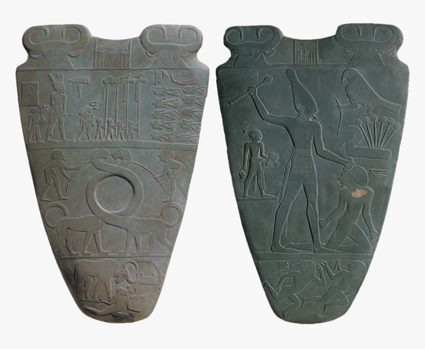 Palette Of King Narmer Both Sides, HD Png Download