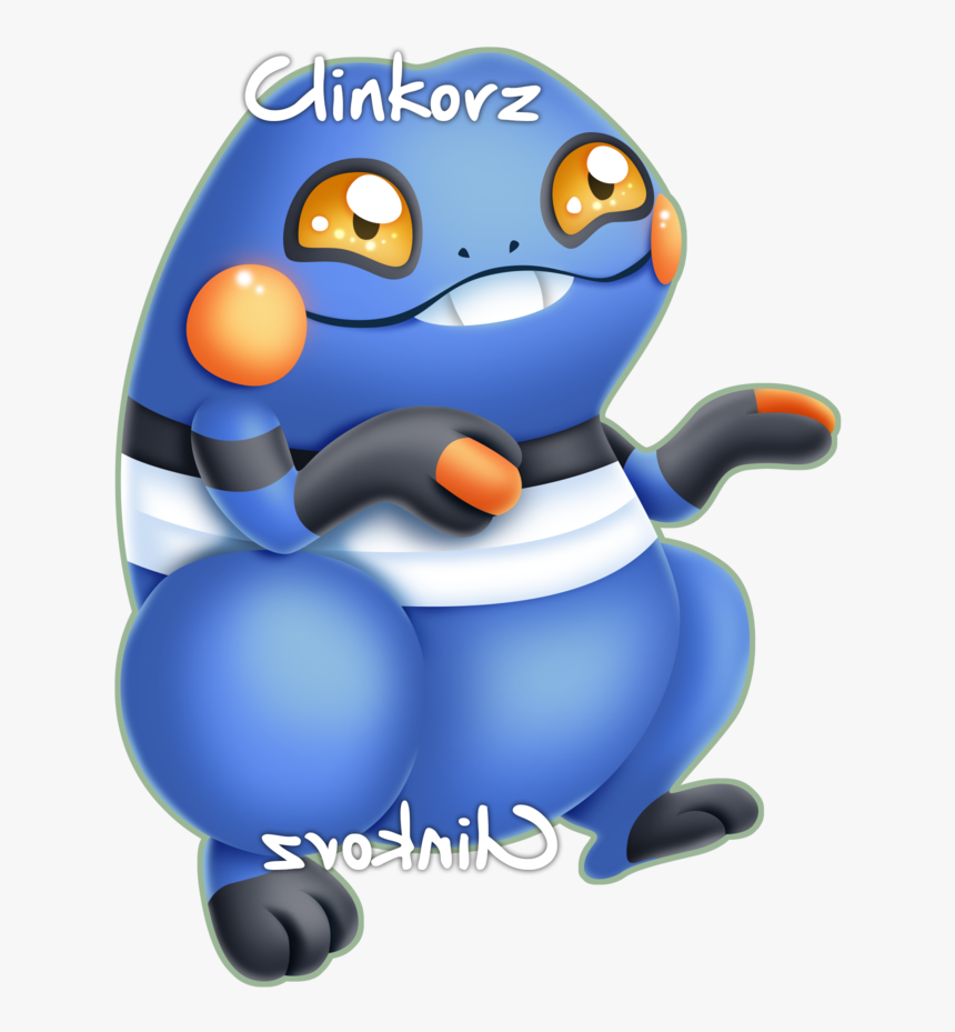 453 Croagunk - Cartoon, HD Png Download