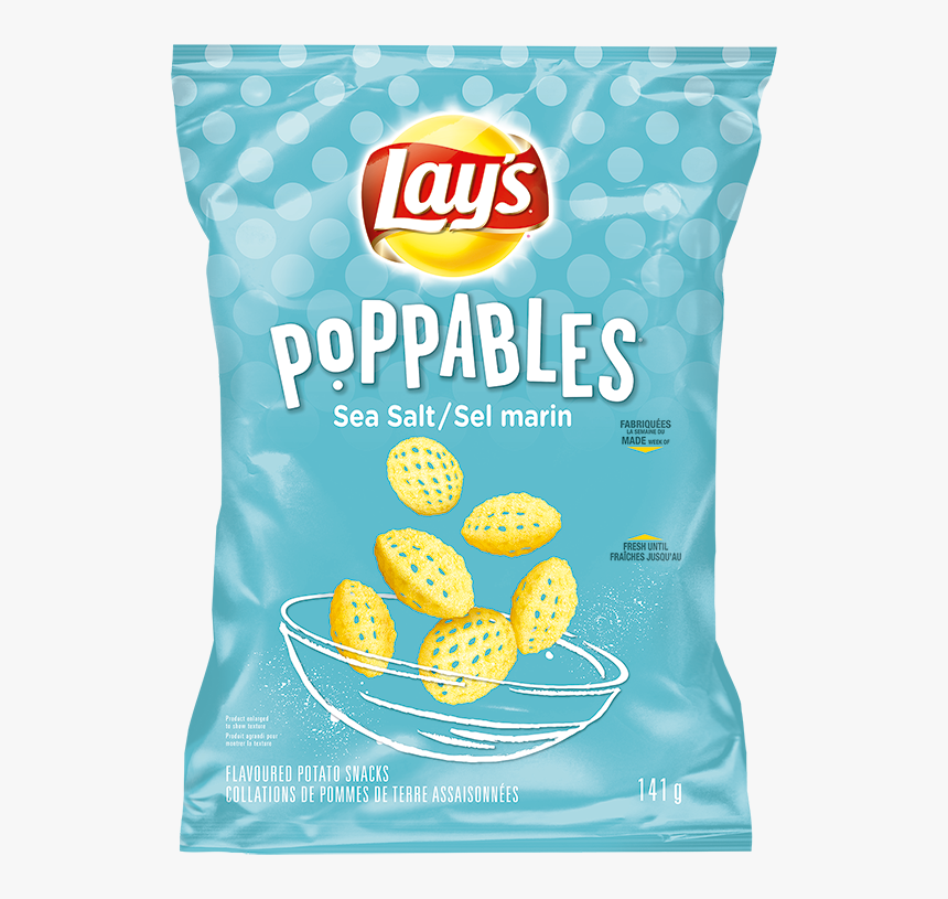 Lay’s Poppables™ Sea Salt Potato Snacks - Lays Poppables Sea Salt, HD Png Download