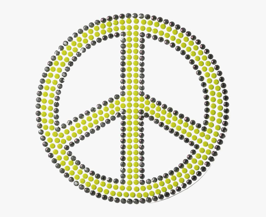Peace Sign Neo Yellow - Blondas Para Dibujar, HD Png Download