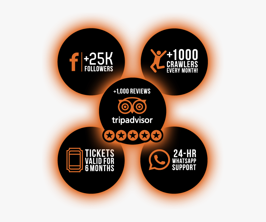 Five-icons - Circle, HD Png Download