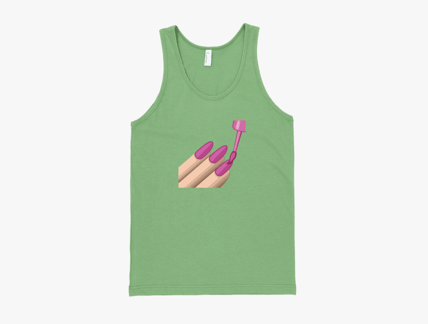 Nail Polish Emoji Tank Tank Top Swish Embassy 
 Class - T-shirt, HD Png Download