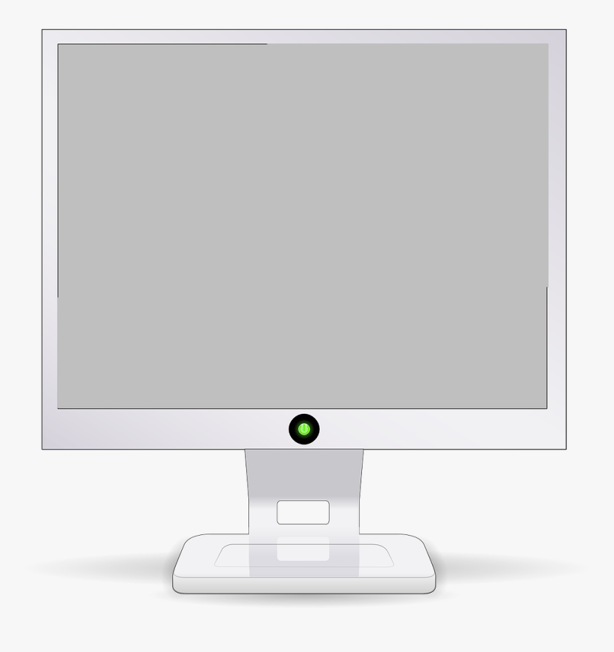 Computer Monitor Lcd Free Photo - Computer Monitor, HD Png Download