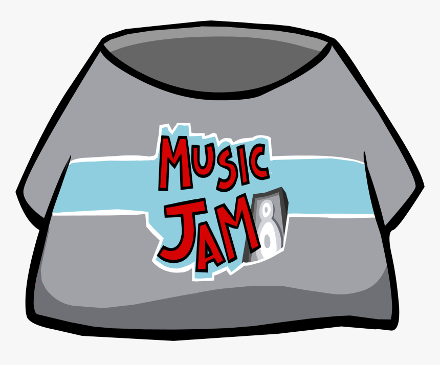 Club Penguin Rewritten Wiki - Club Penguin Music Jam Shirt, HD Png Download