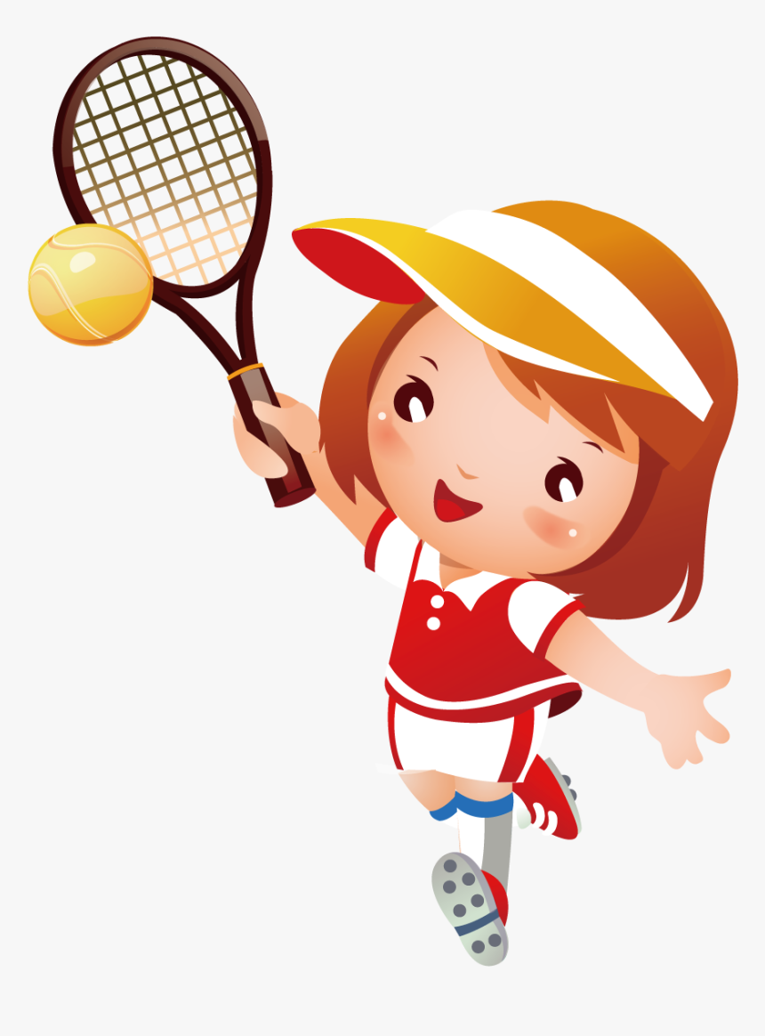 Clip Art Cute Baseball Transprent Png Free - Playing Tennis Clipart Png, Transparent Png